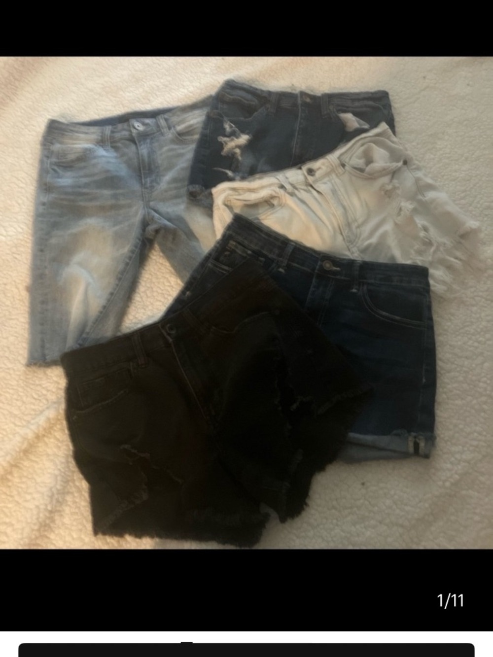 Women’s Jean Short Lot of 7